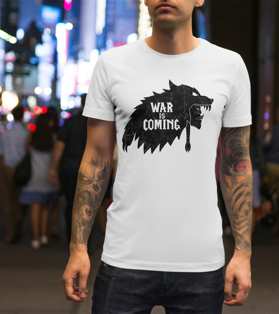 War Is Coming Direwolf T-Shirt