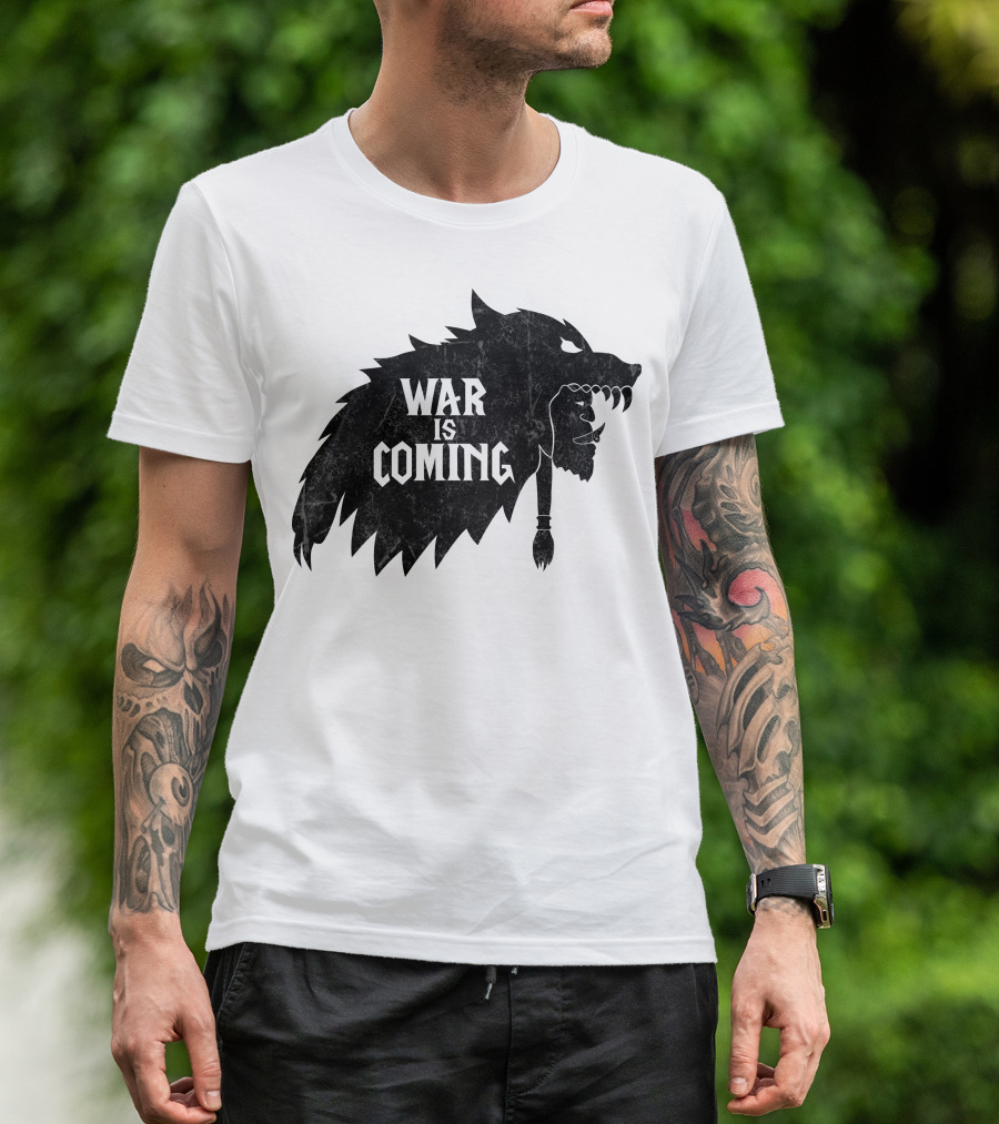 War Is Coming Direwolf T-Shirt