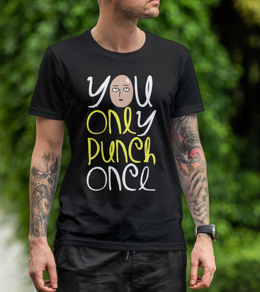 You Only Punch Once Yopo One Punch Man T-Shirt