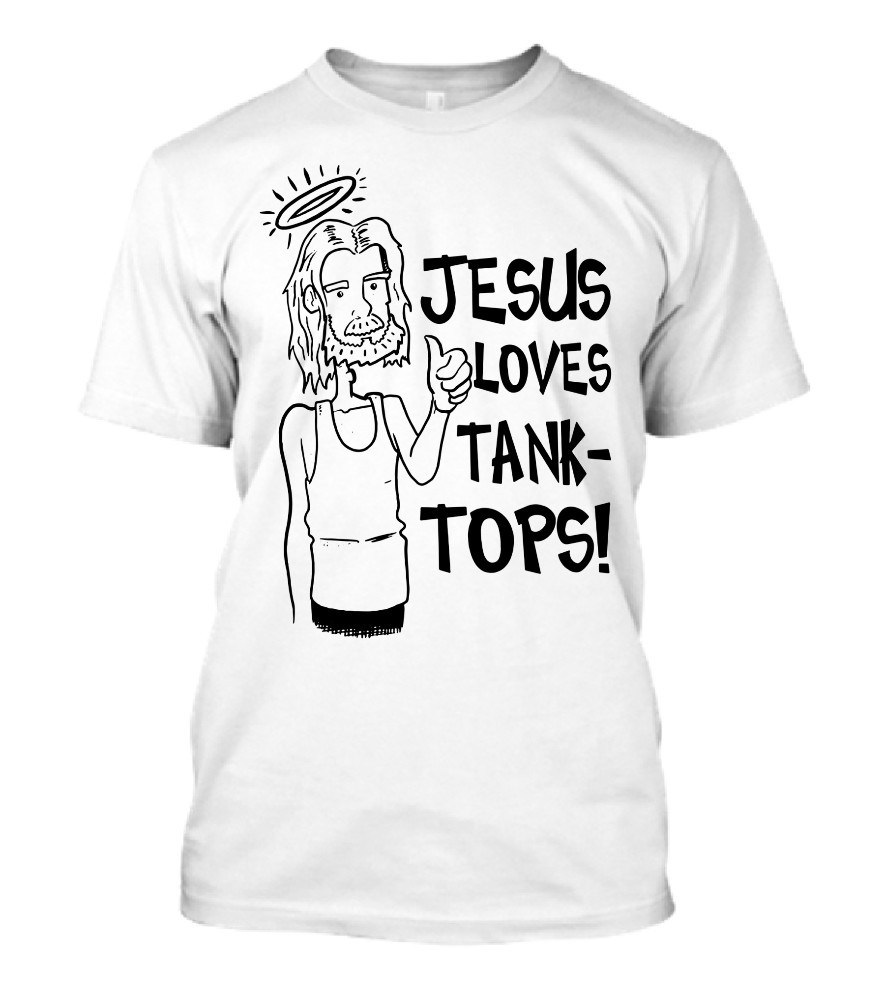 Jesus Loves Tank Tops T-Shirt