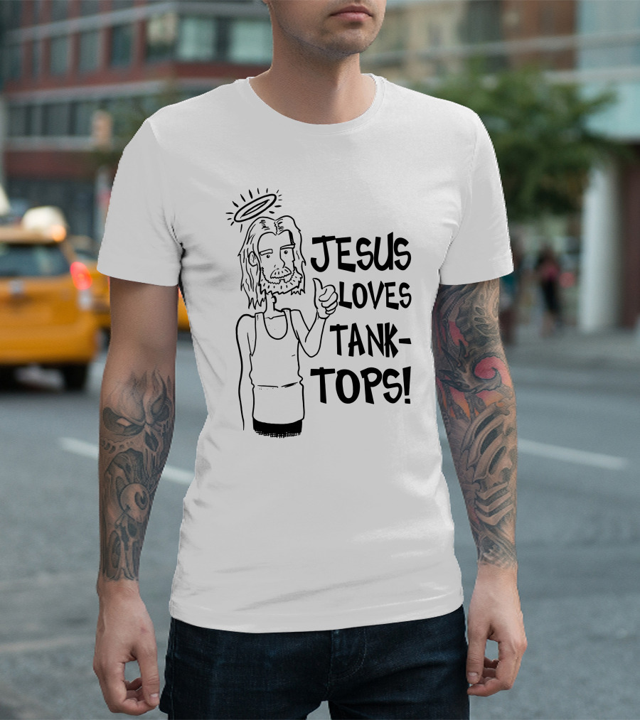 Jesus Loves Tank Tops T-Shirt