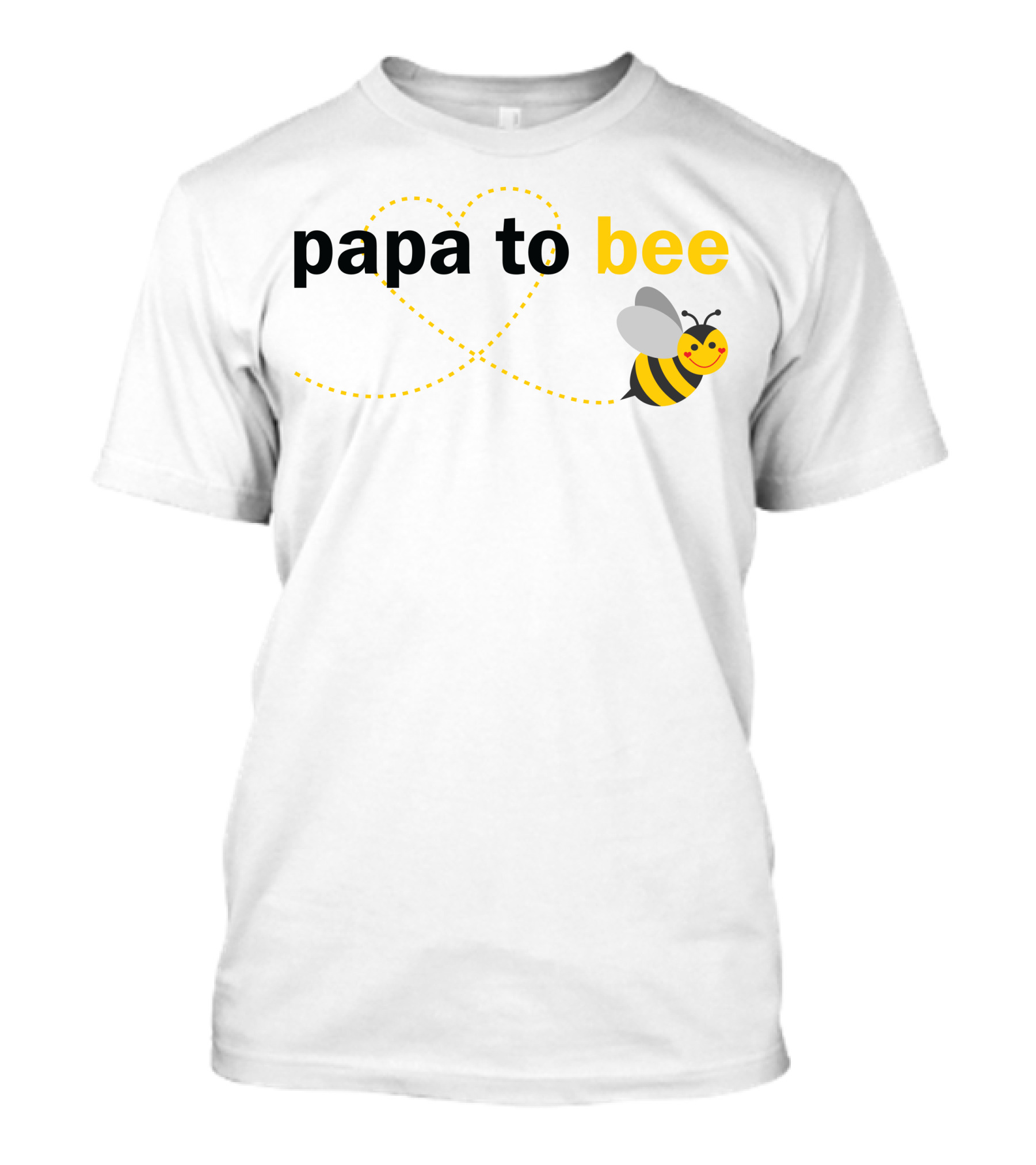 Papa To Bee Heart Bee Trail T-Shirt