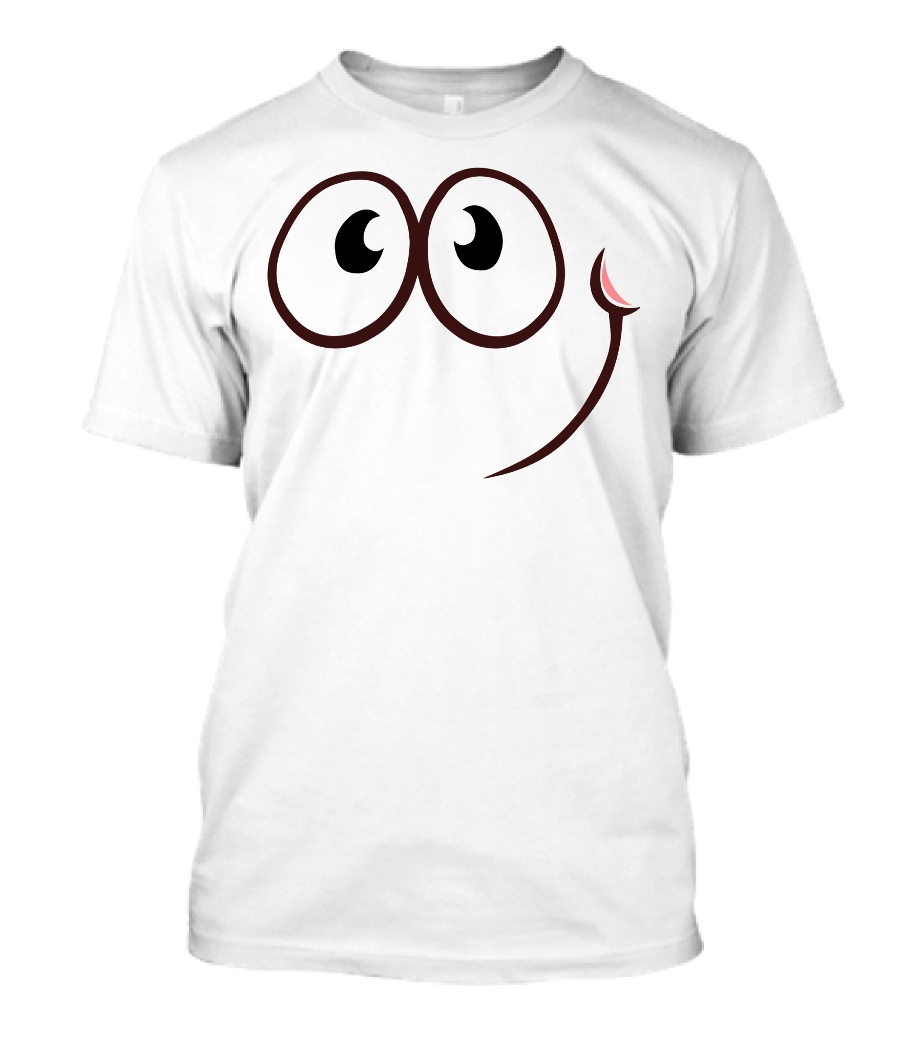 Red Ball 4 Cartoon Face T-Shirt