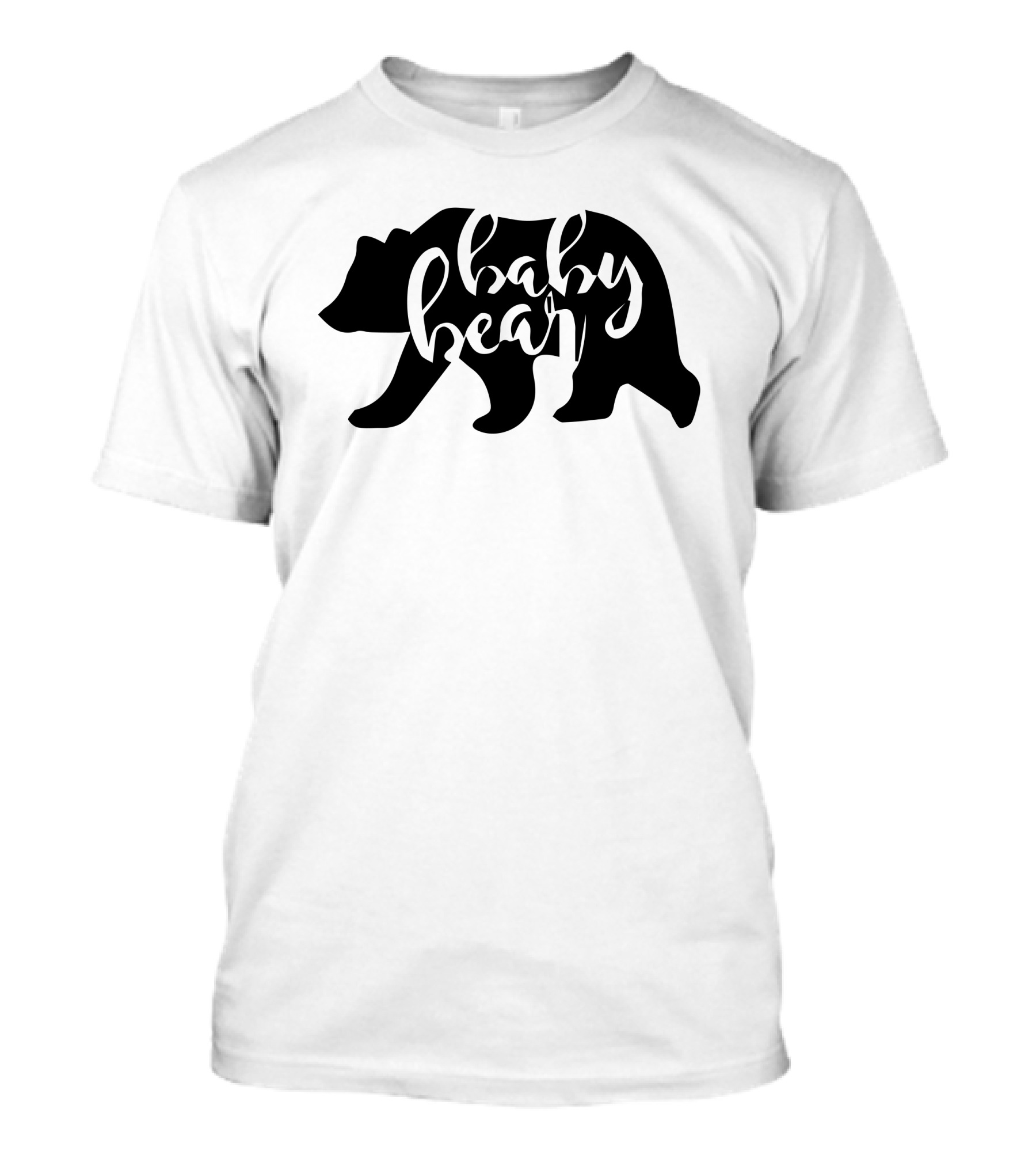 Bear Silhouette Baby Bear T-Shirt