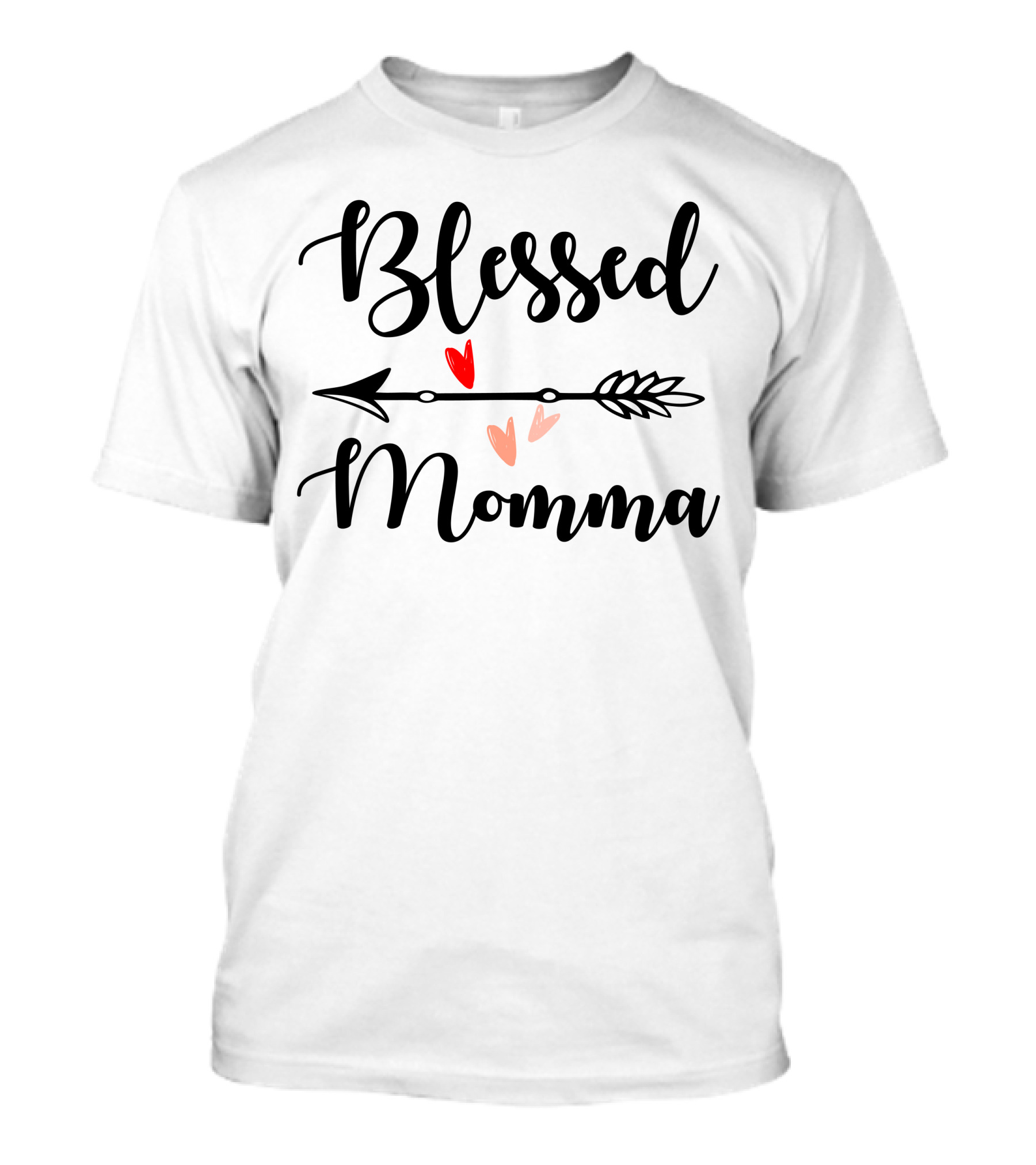 Blessed Momma Heart Arrow Love T-Shirt