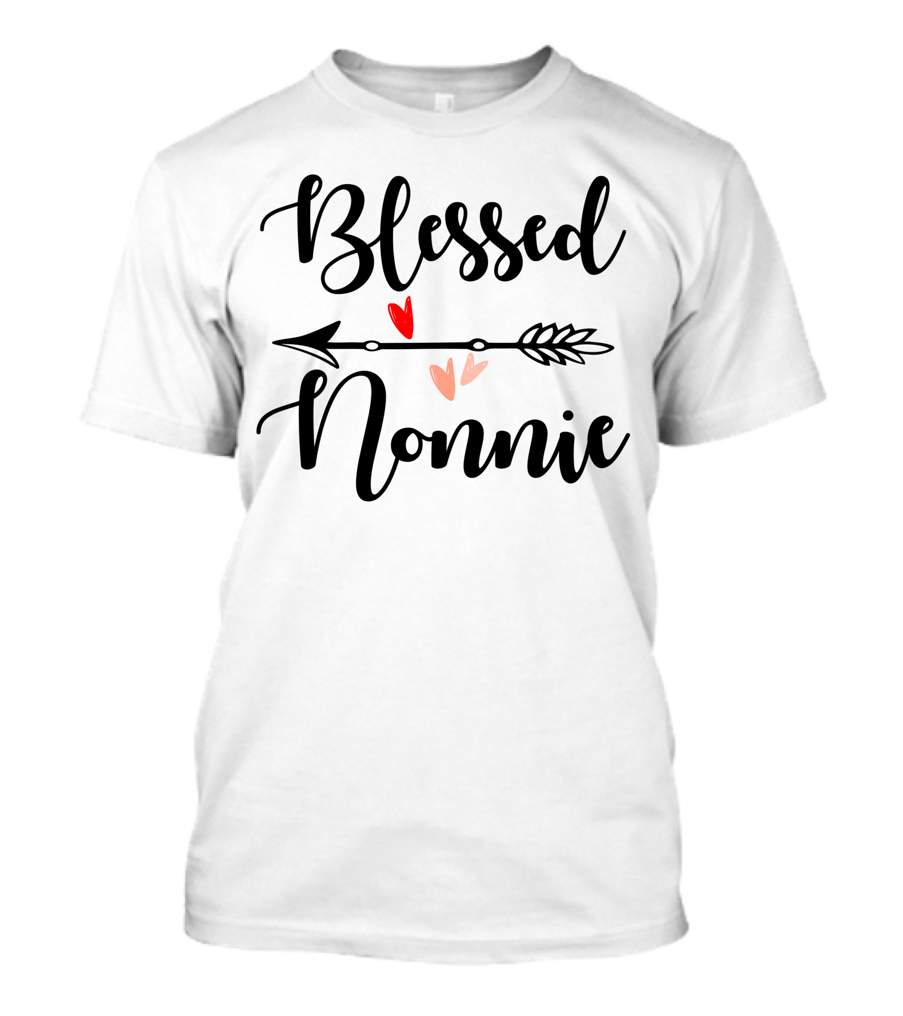 Blessed Nonnie Heart Arrow T-Shirt