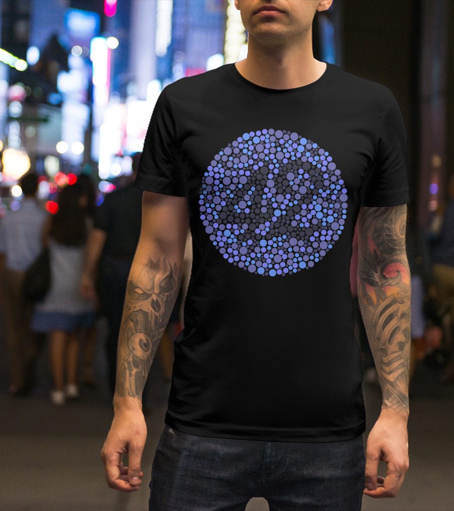 42 Color Blindness Test Plate T-Shirt