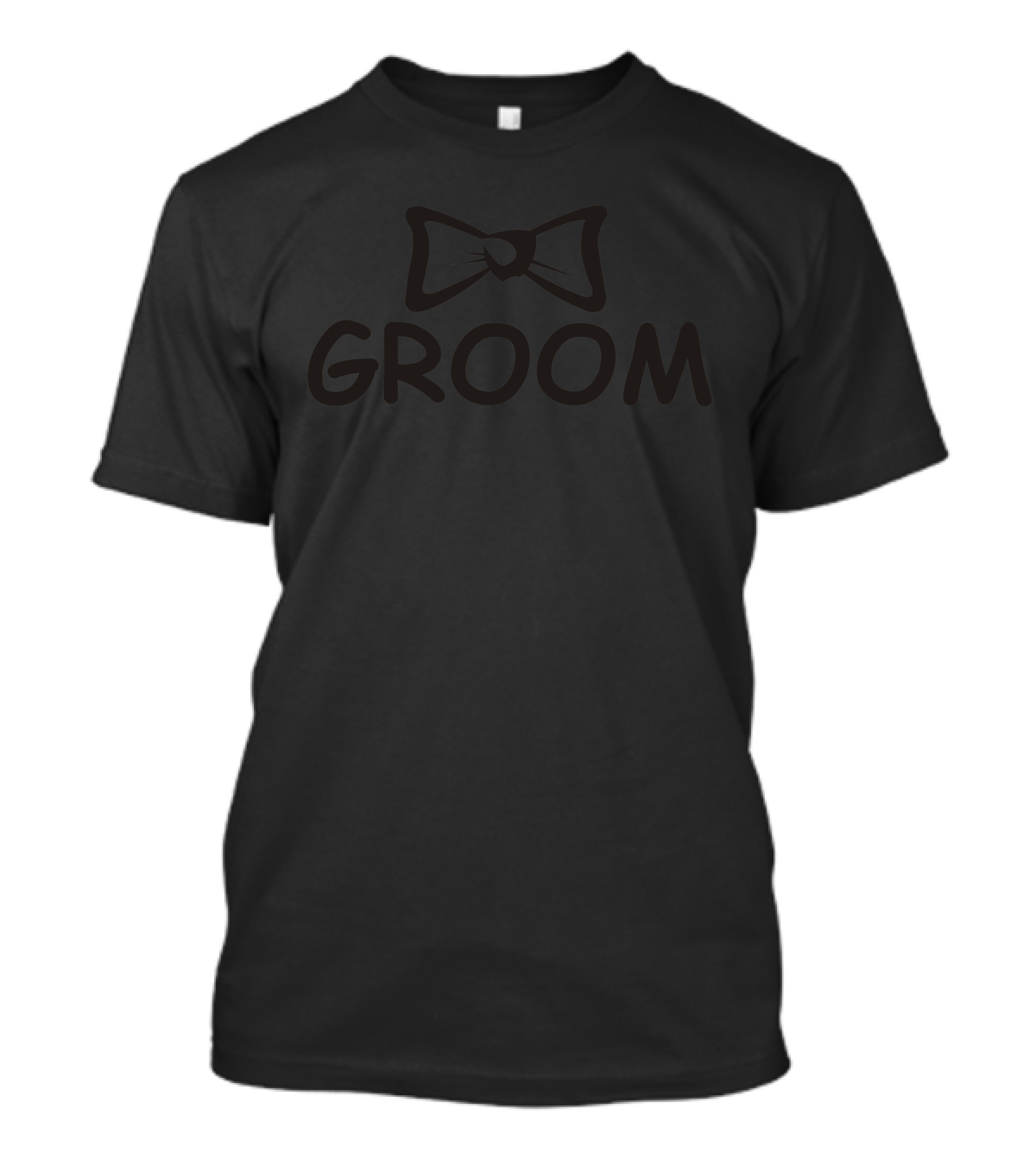 Groom Bow Tie Classic Wedding T-Shirt