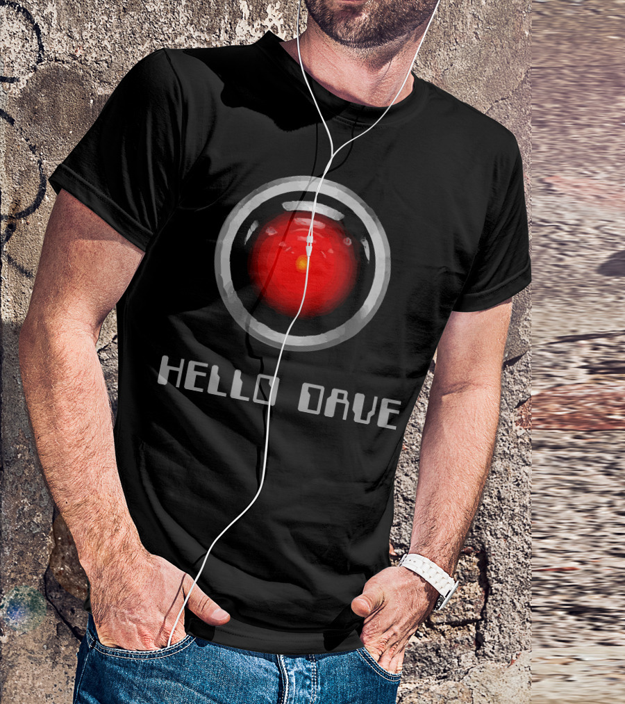 Hello Dave HAL 9000 2001 Space Odyssey T-Shirt