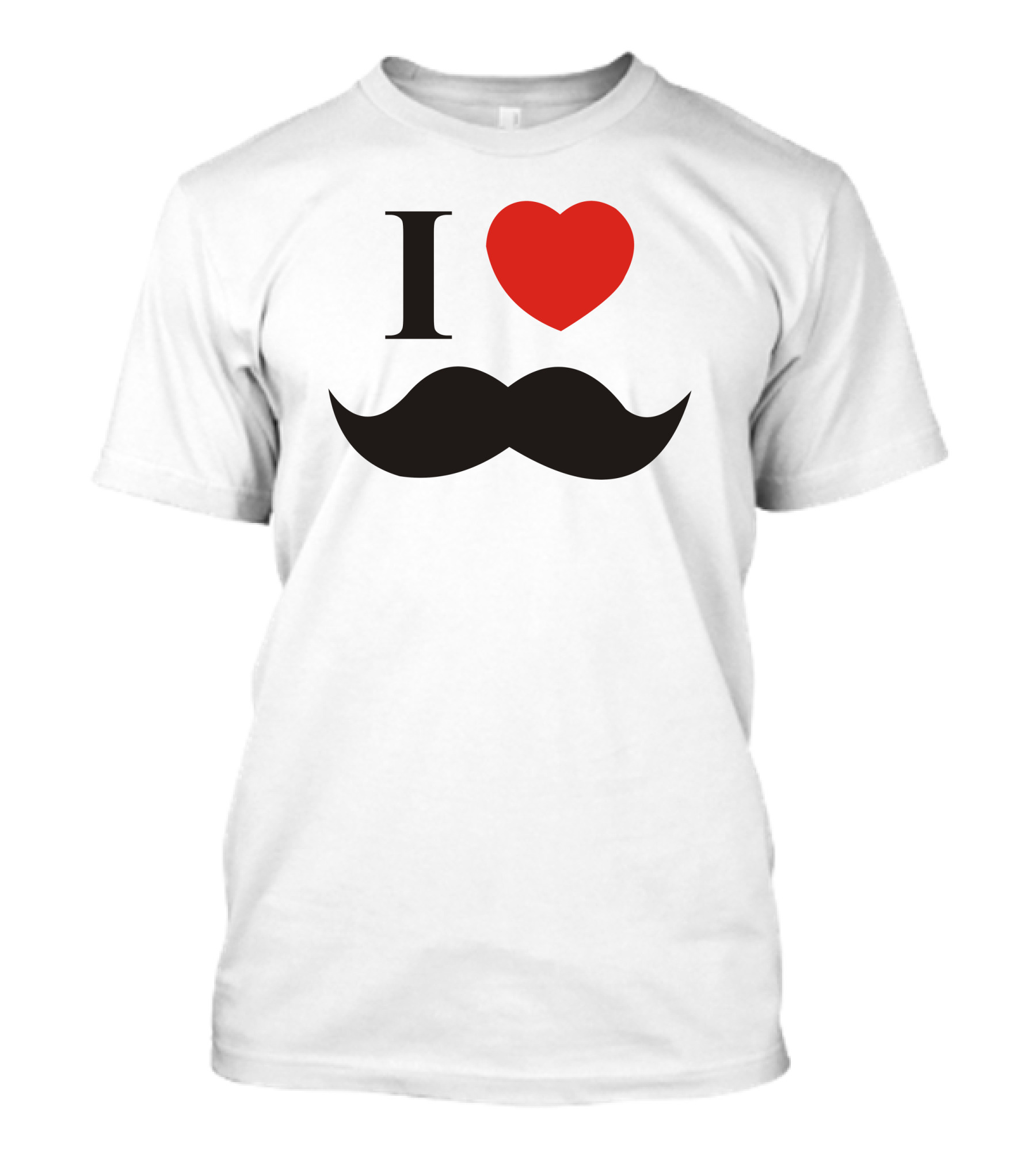 I Heart Mustache T-Shirt