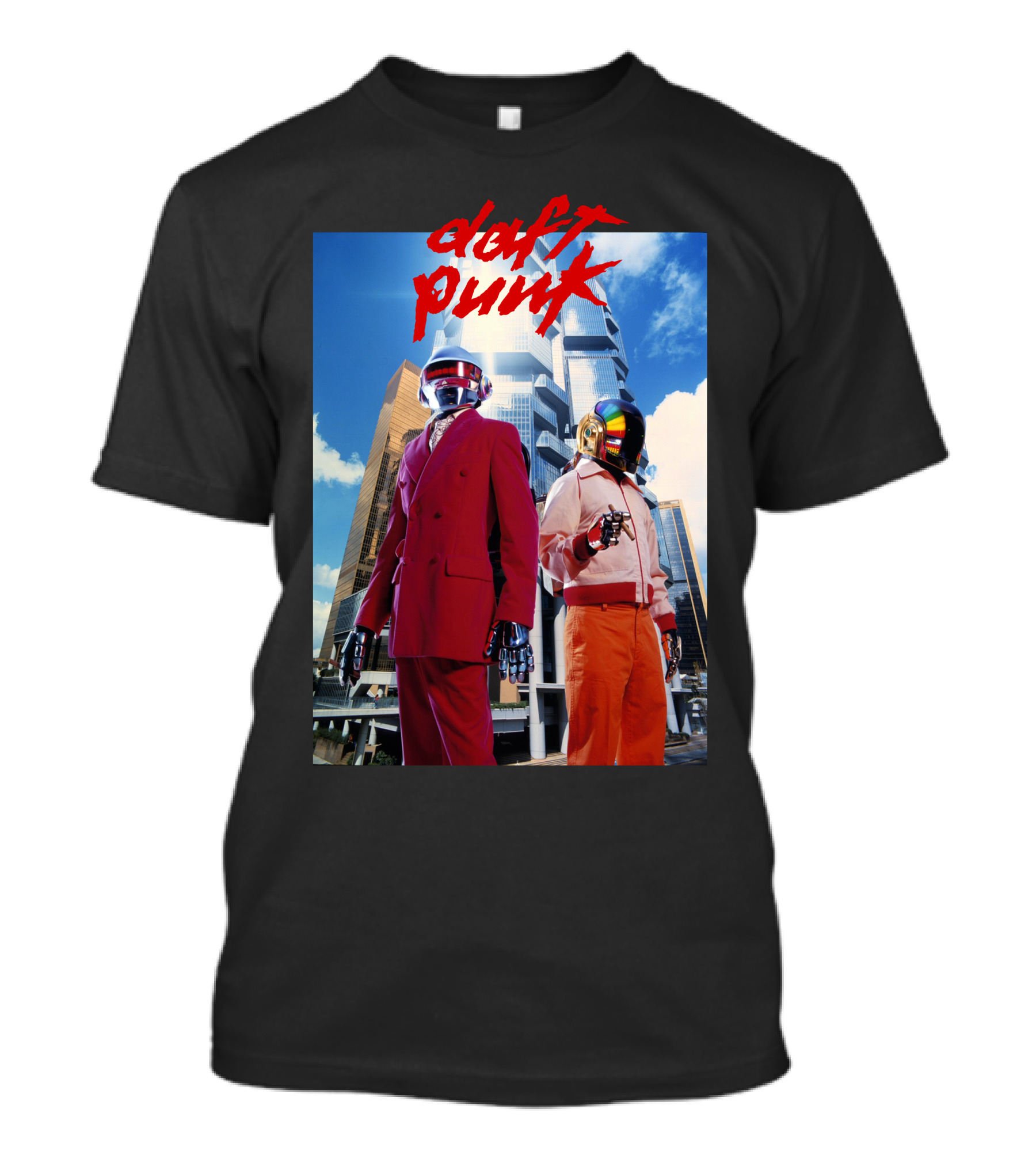 Daft Punk Futuristic Robot Suits Music Dance Techno Rock T-Shirt