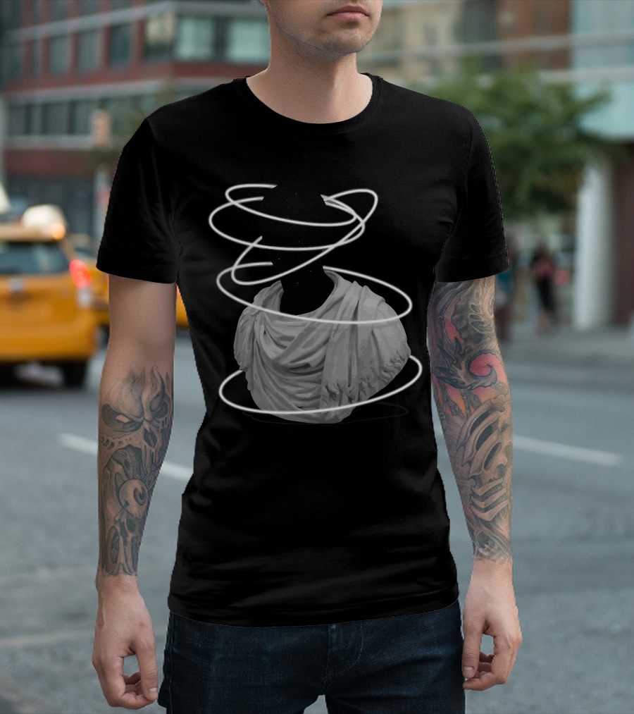 Halos Cosmic Aura Bust Representation T-Shirt