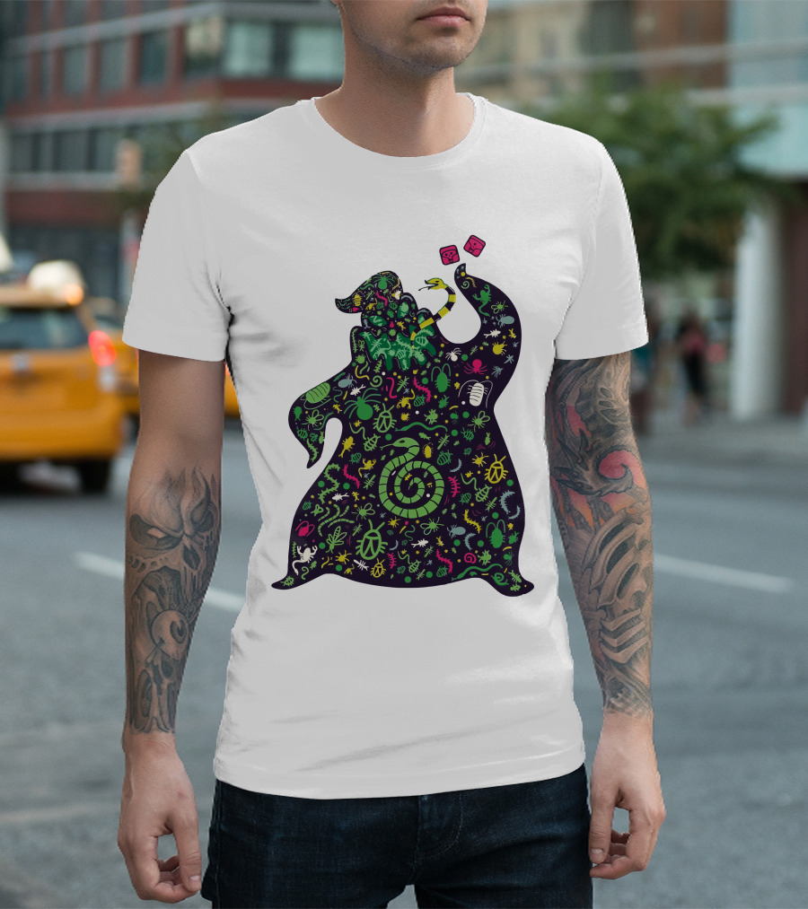 I Am The Oogie Boogie Nightmare Before Christmas Bug Pattern with Dice T-Shirt