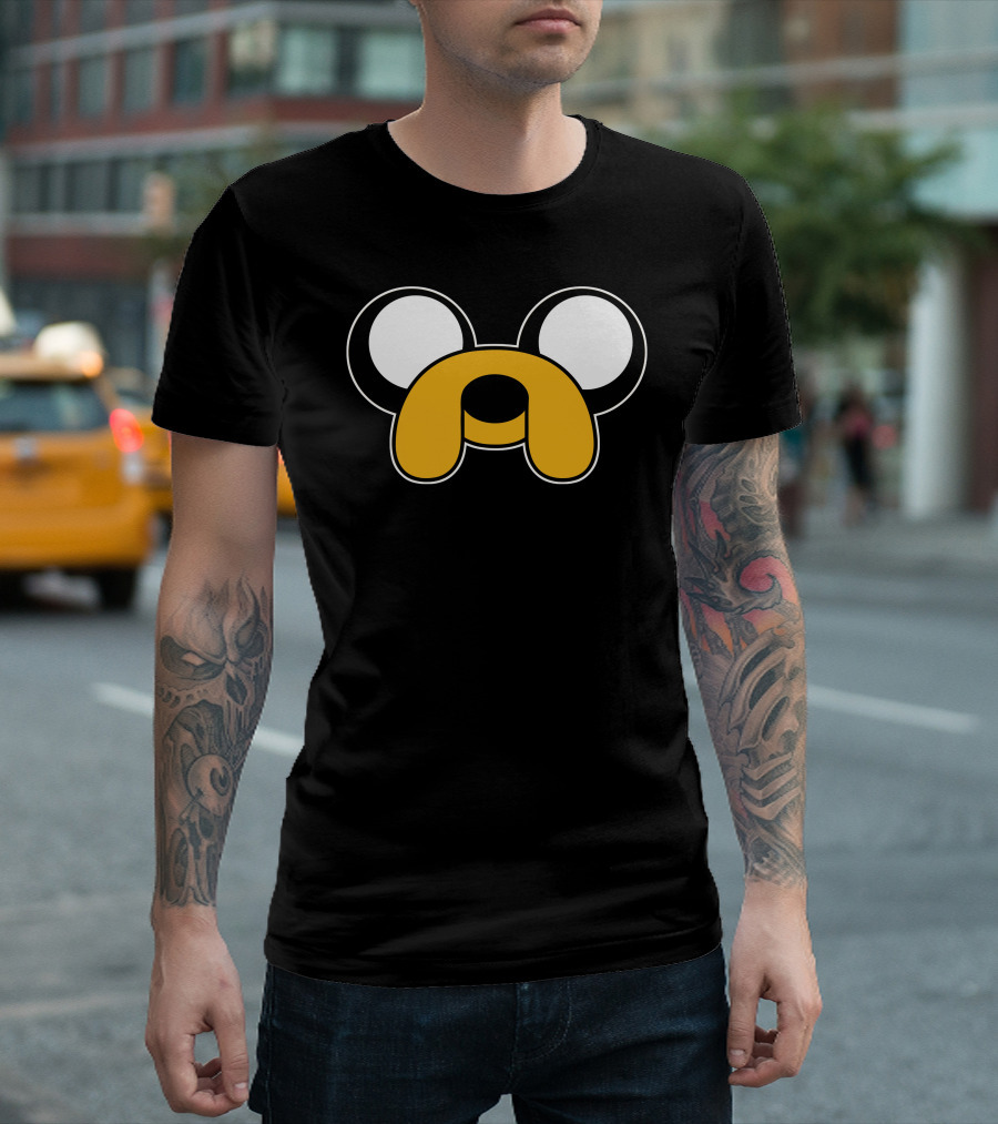 Adventure Time Jake Dog Face T-Shirt
