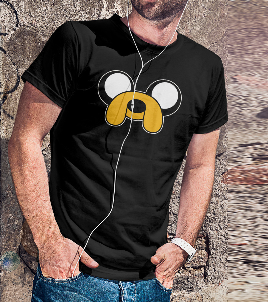 Adventure Time Jake Dog Face T-Shirt
