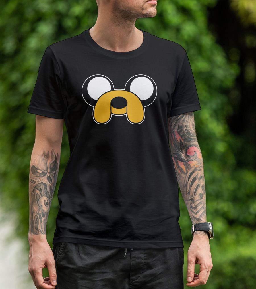 Adventure Time Jake Dog Face T-Shirt
