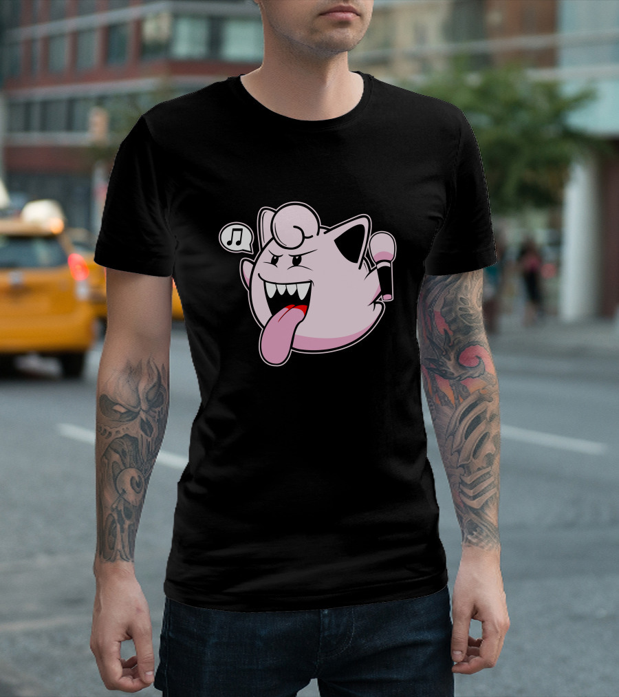 Jigglyboo Musical Note Cartoon T-Shirt