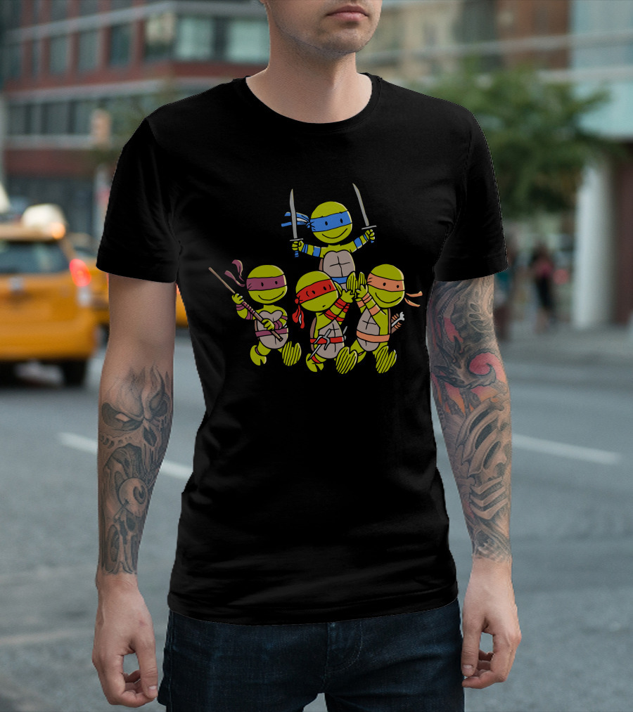 Teenage Mutant Ninja Turtles Peanuts Mashup Pmnt T-Shirt