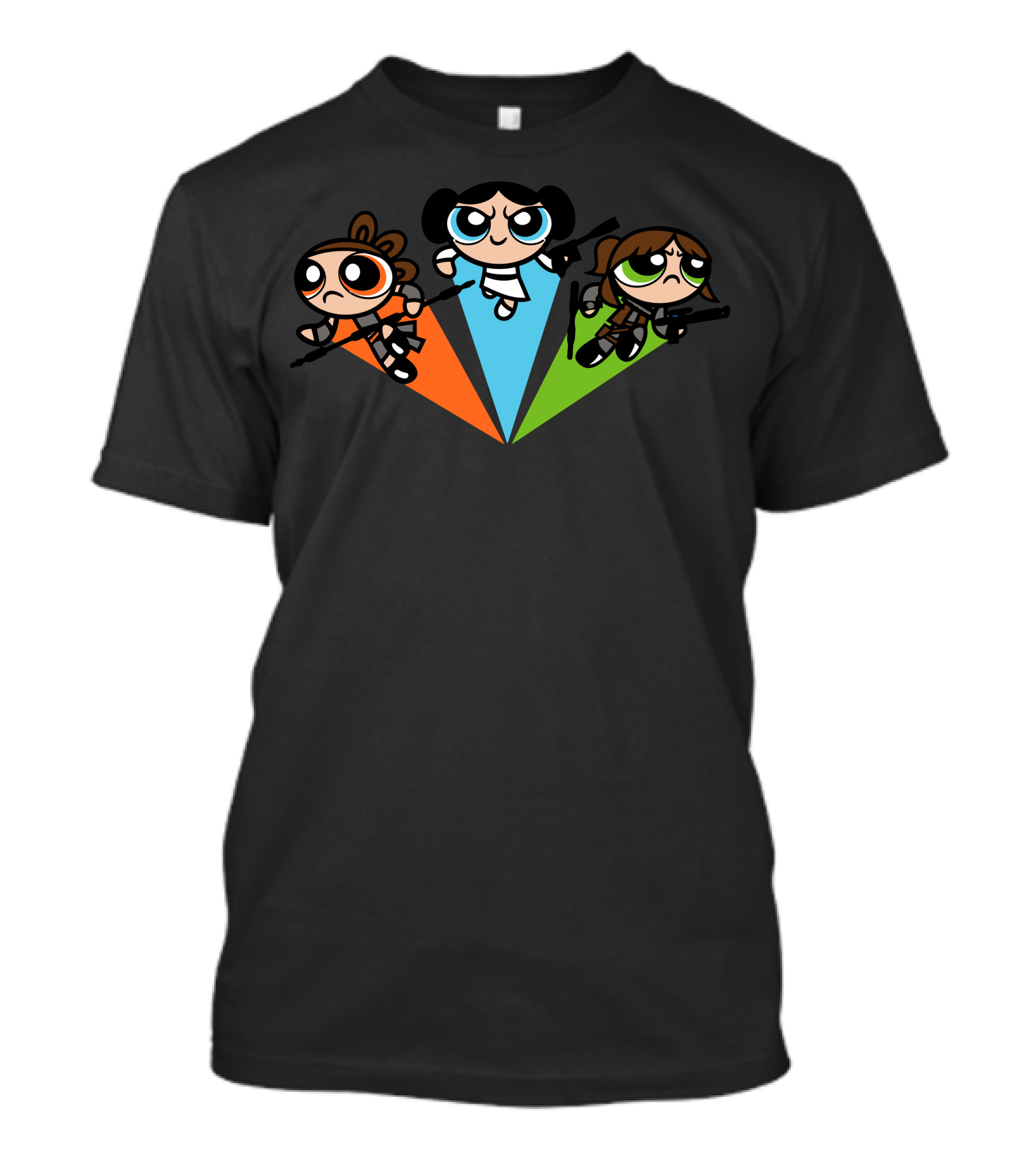 Powerpew Girls Funny Weapon Adventure T-Shirt
