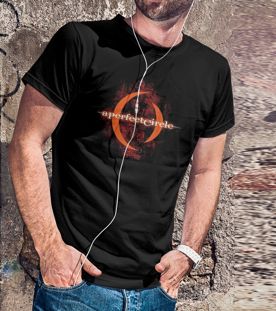 A Perfect Circle Mer De Noms Symbolic Orange Eclipse T-Shirt
