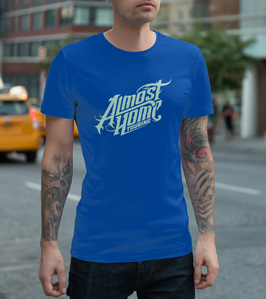Almost Home Touring Retro Script T-Shirt
