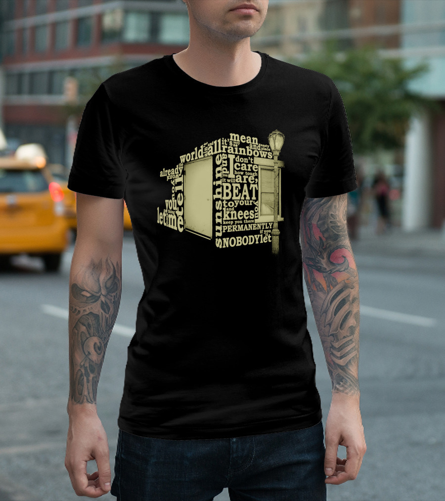 Sunshine And Rainbows Mean World Beat To Your Knees Speech Excerpt From Rocky IV T-Shirt