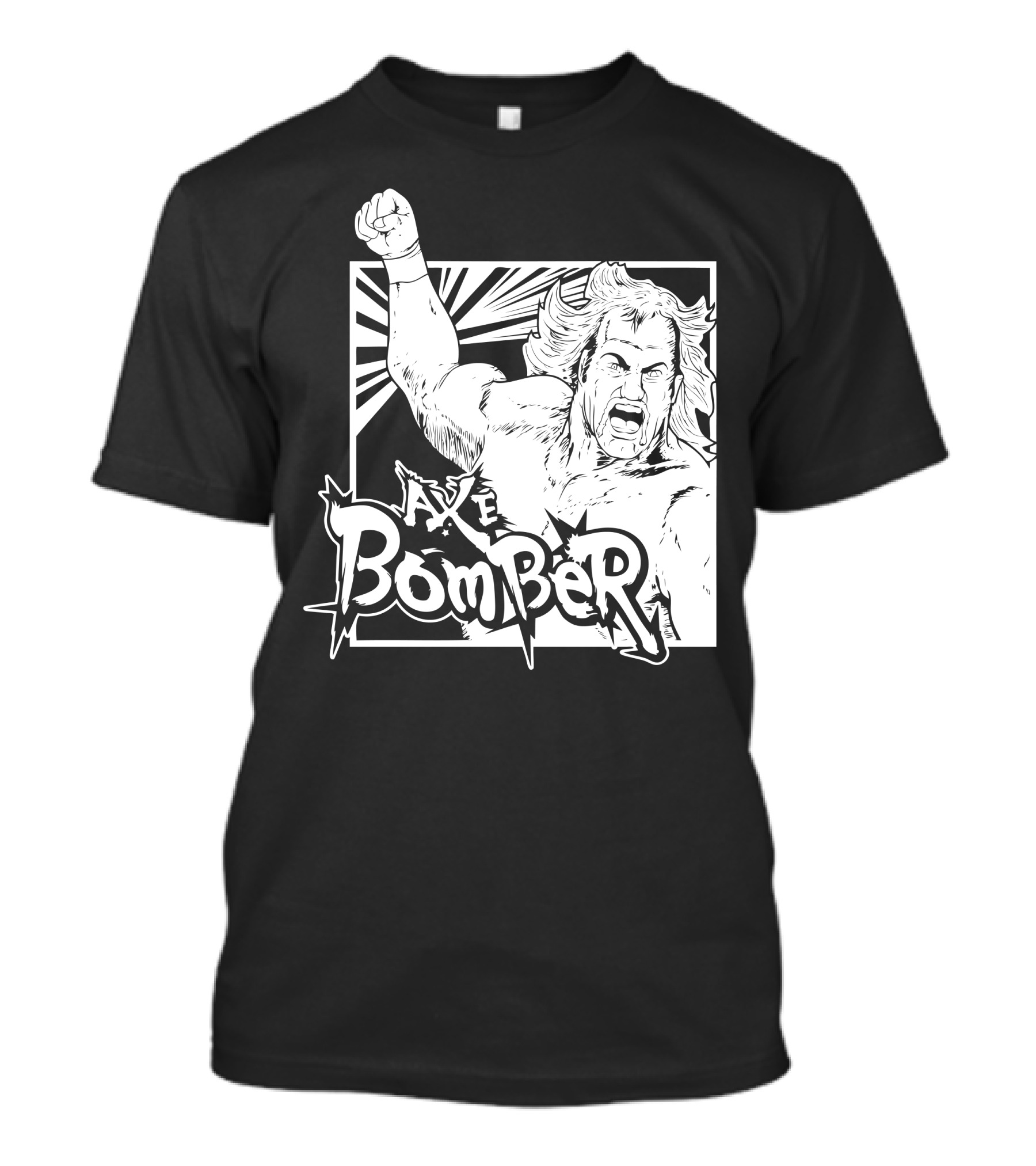 Axe Bomber Wrestling Icon T-Shirt
