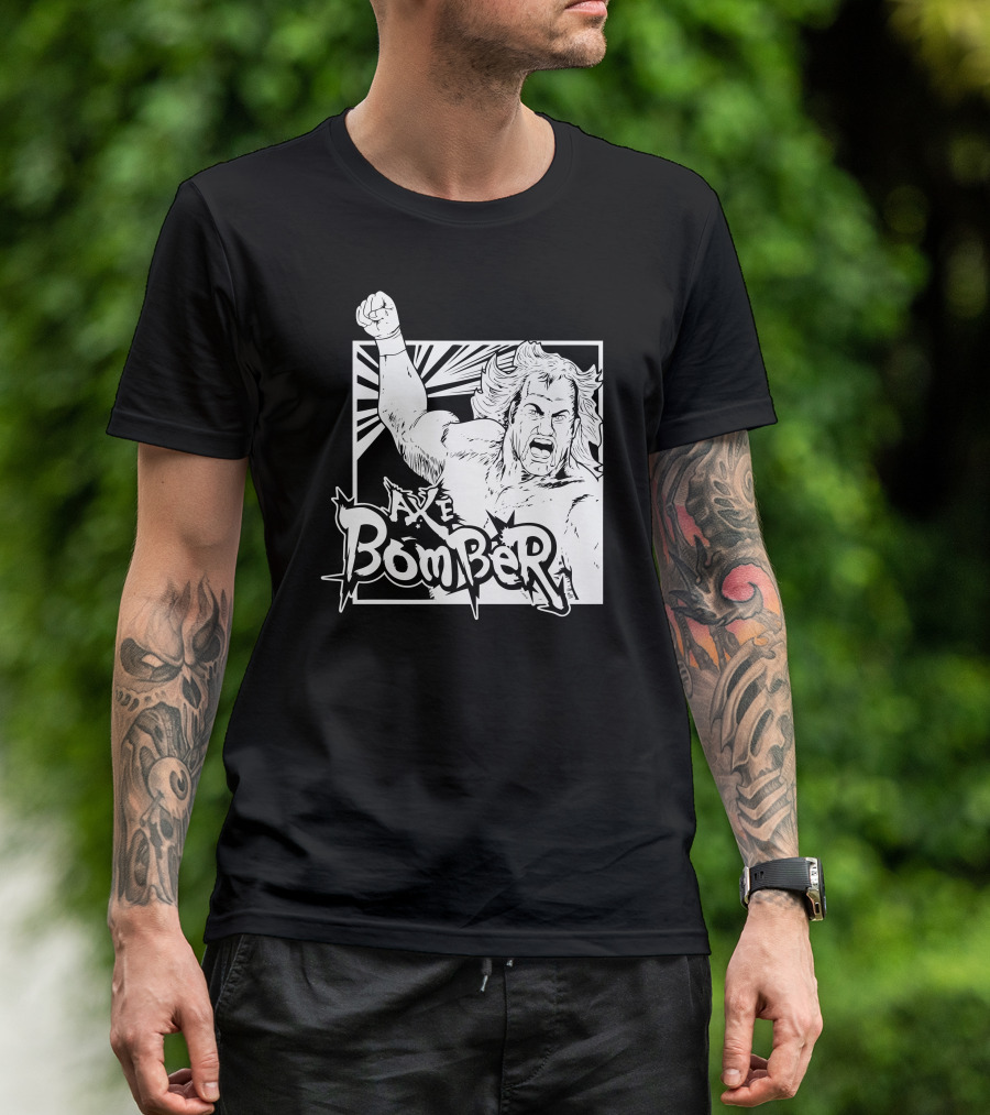 Axe Bomber Wrestling Icon T-Shirt