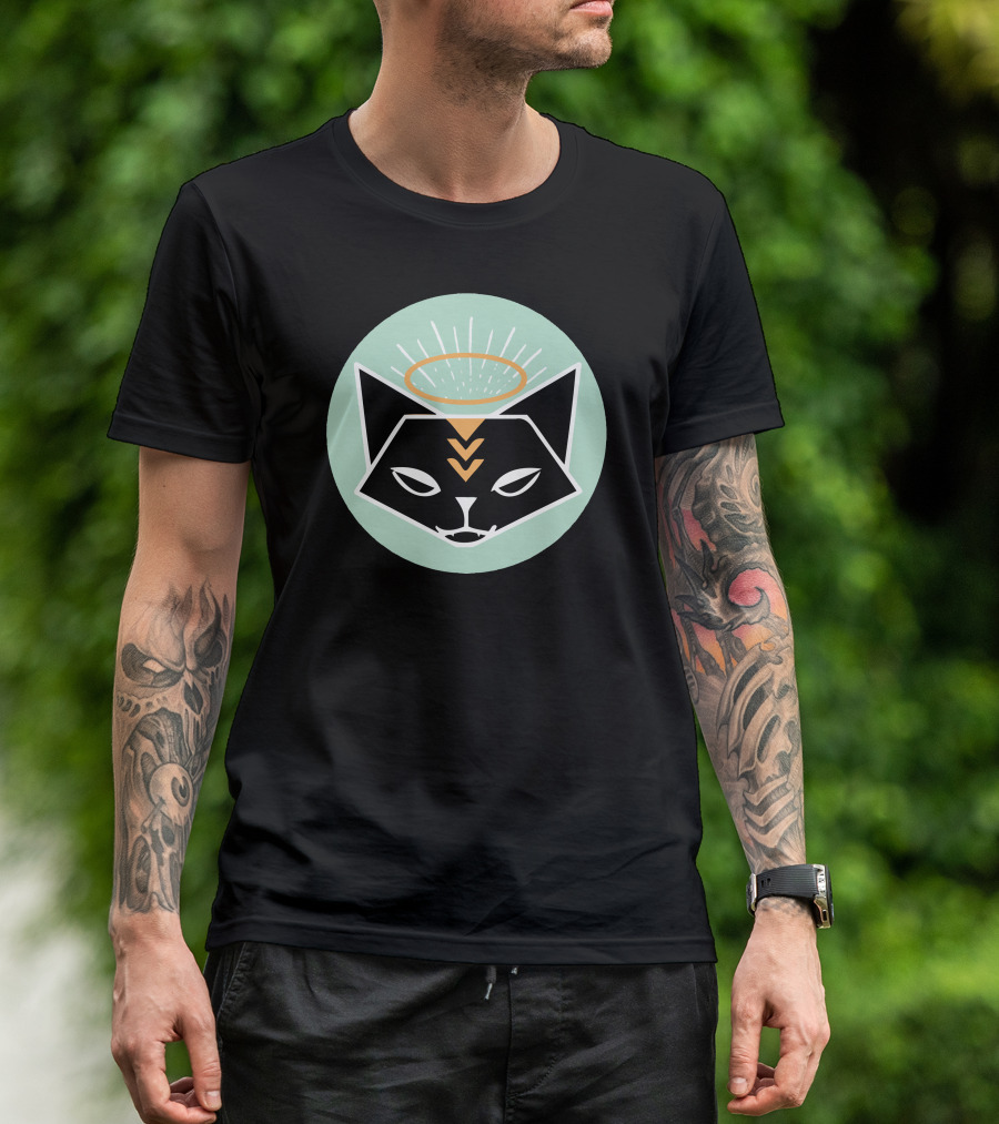 Cat Tribe Sacred Halo T-Shirt