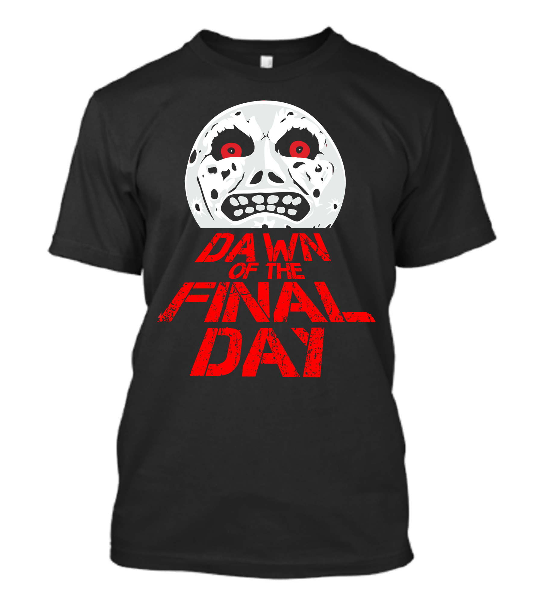 DAWN OF THE FINAL DAY Horror Mask Face T-Shirt