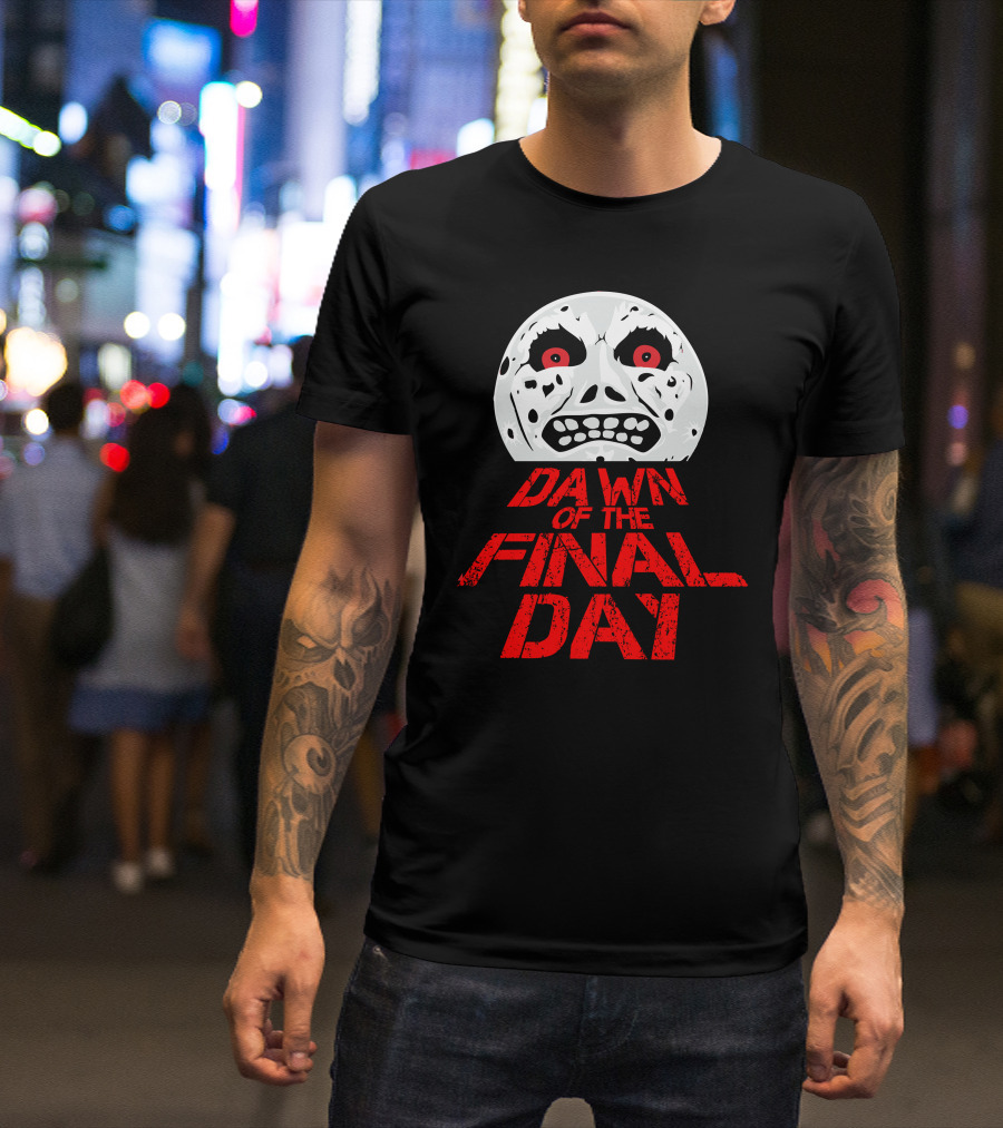 DAWN OF THE FINAL DAY Horror Mask Face T-Shirt