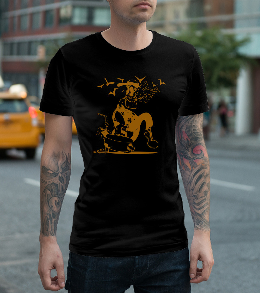 Fear N Loathing in This Foul Year Bats Cartoon Smoking Character with Sunglasses T-Shirt