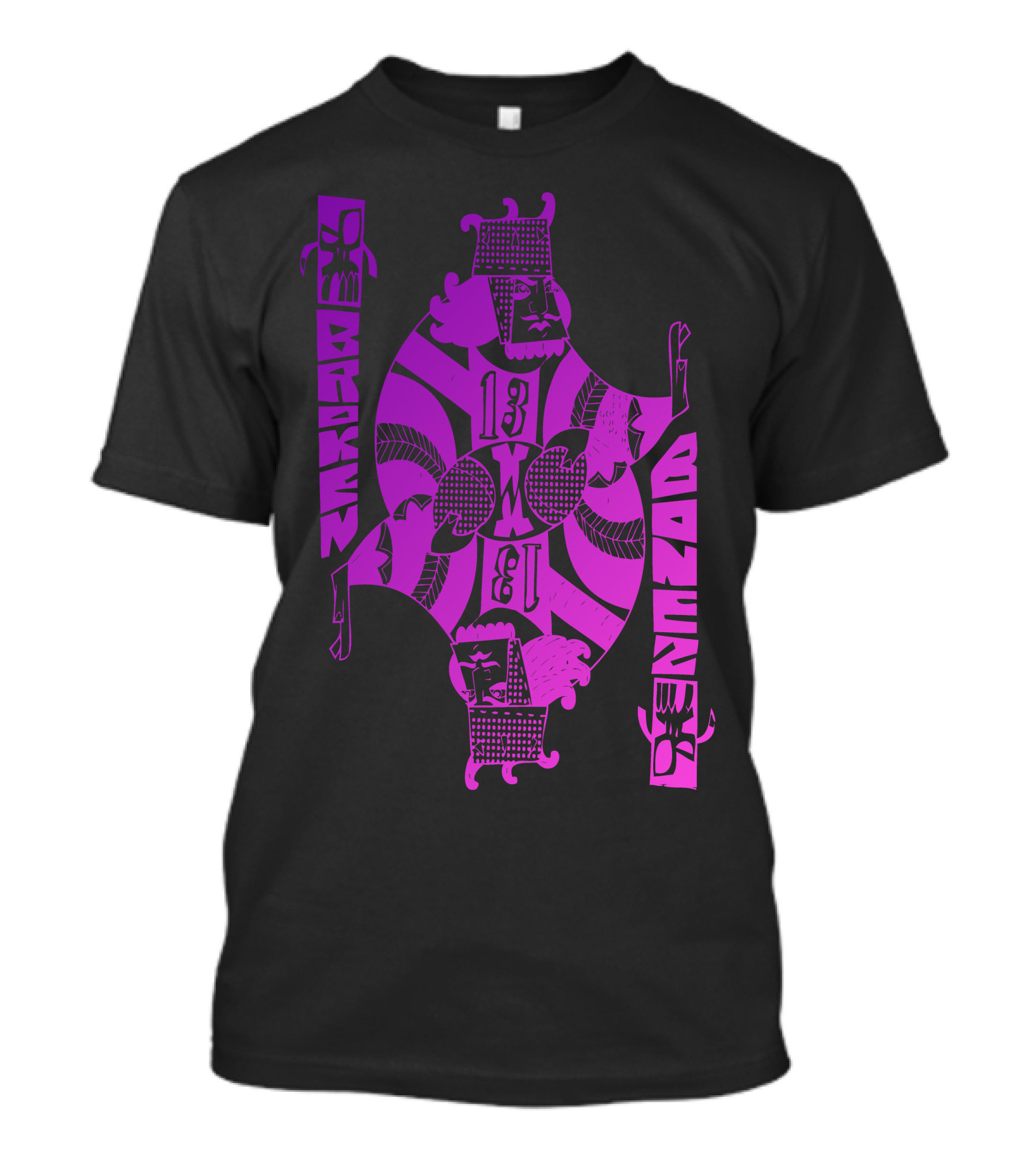 Broken Bones Rugby King Purple Icon 13 T-Shirt