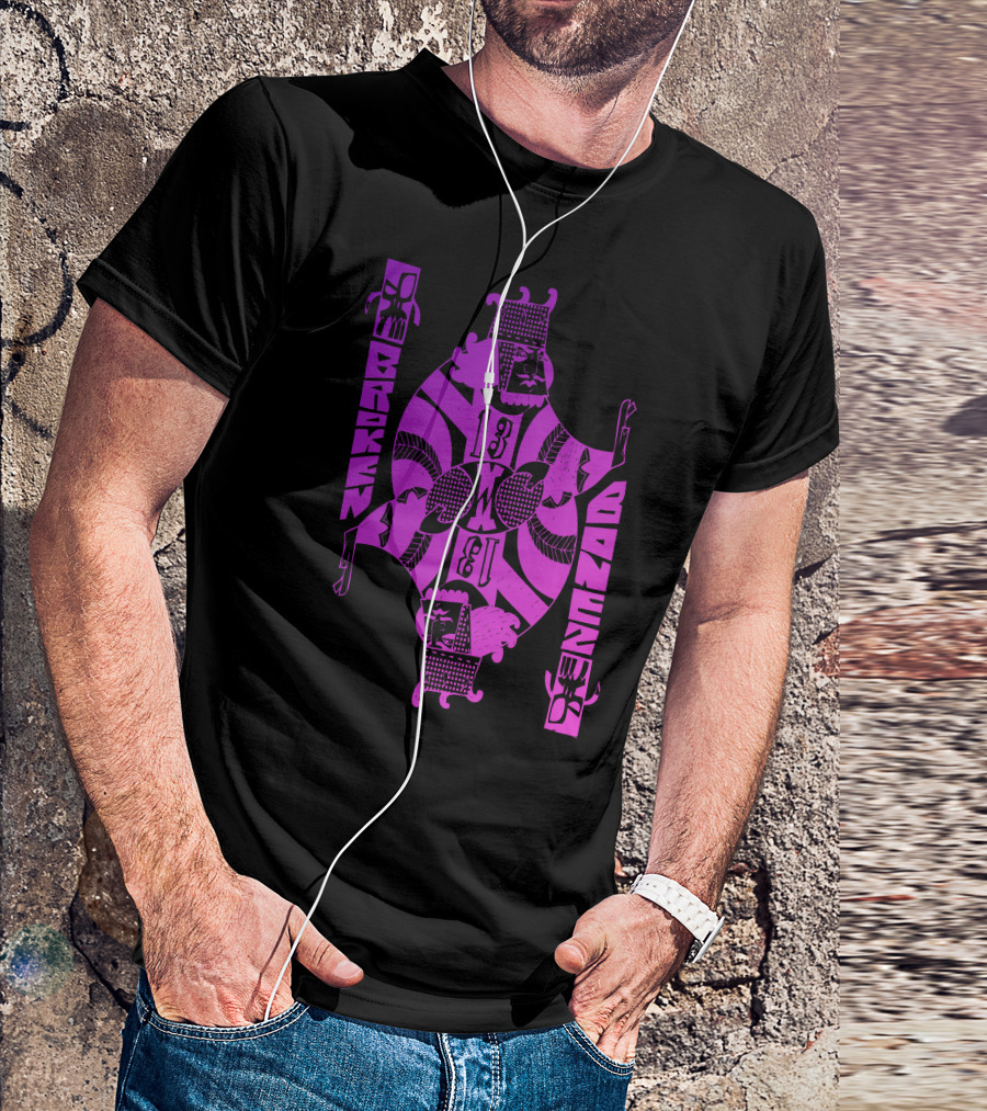 Broken Bones Rugby King Purple Icon 13 T-Shirt