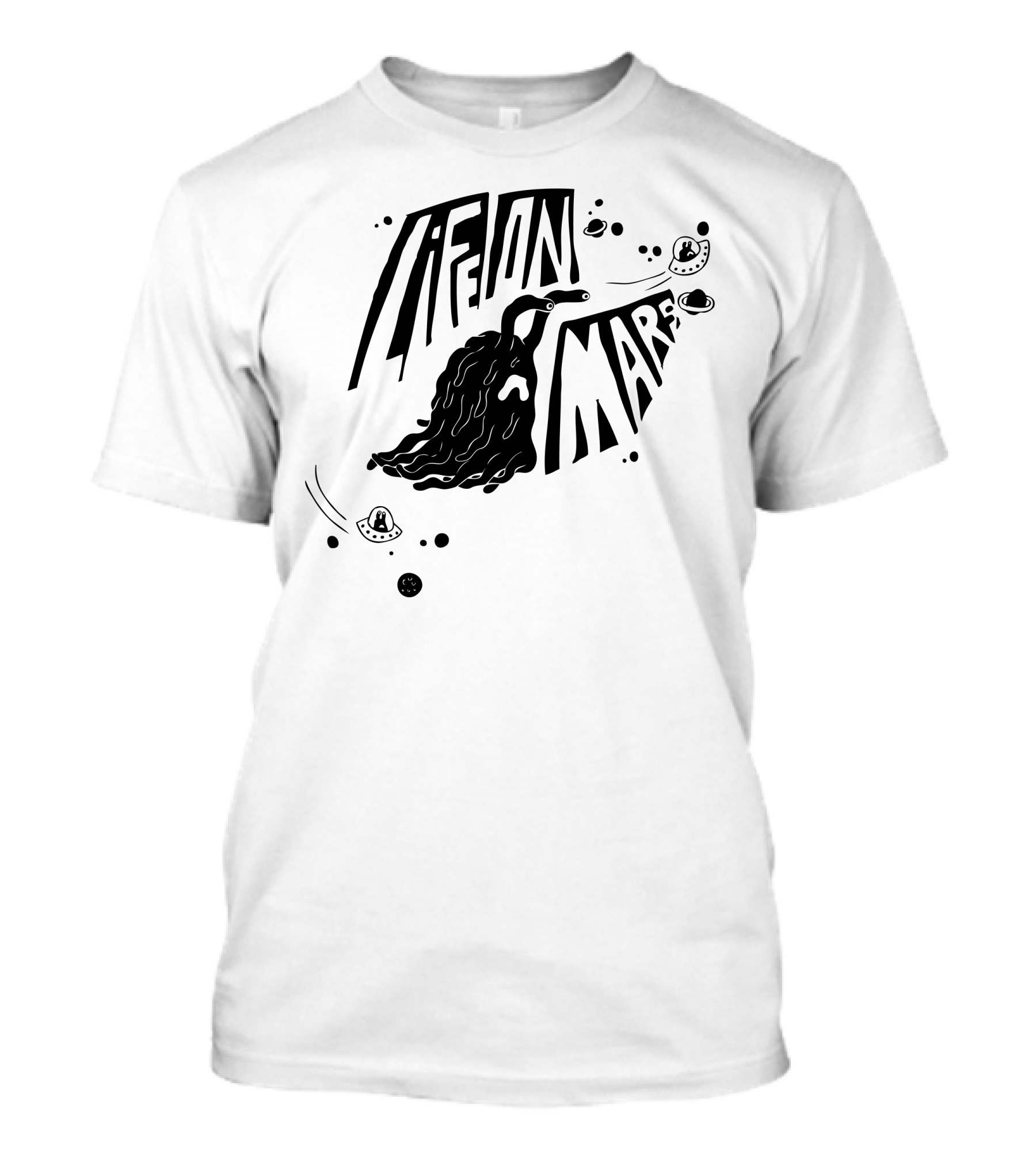 Life On Mars Retro Space Adventure Cosmic T-Shirt