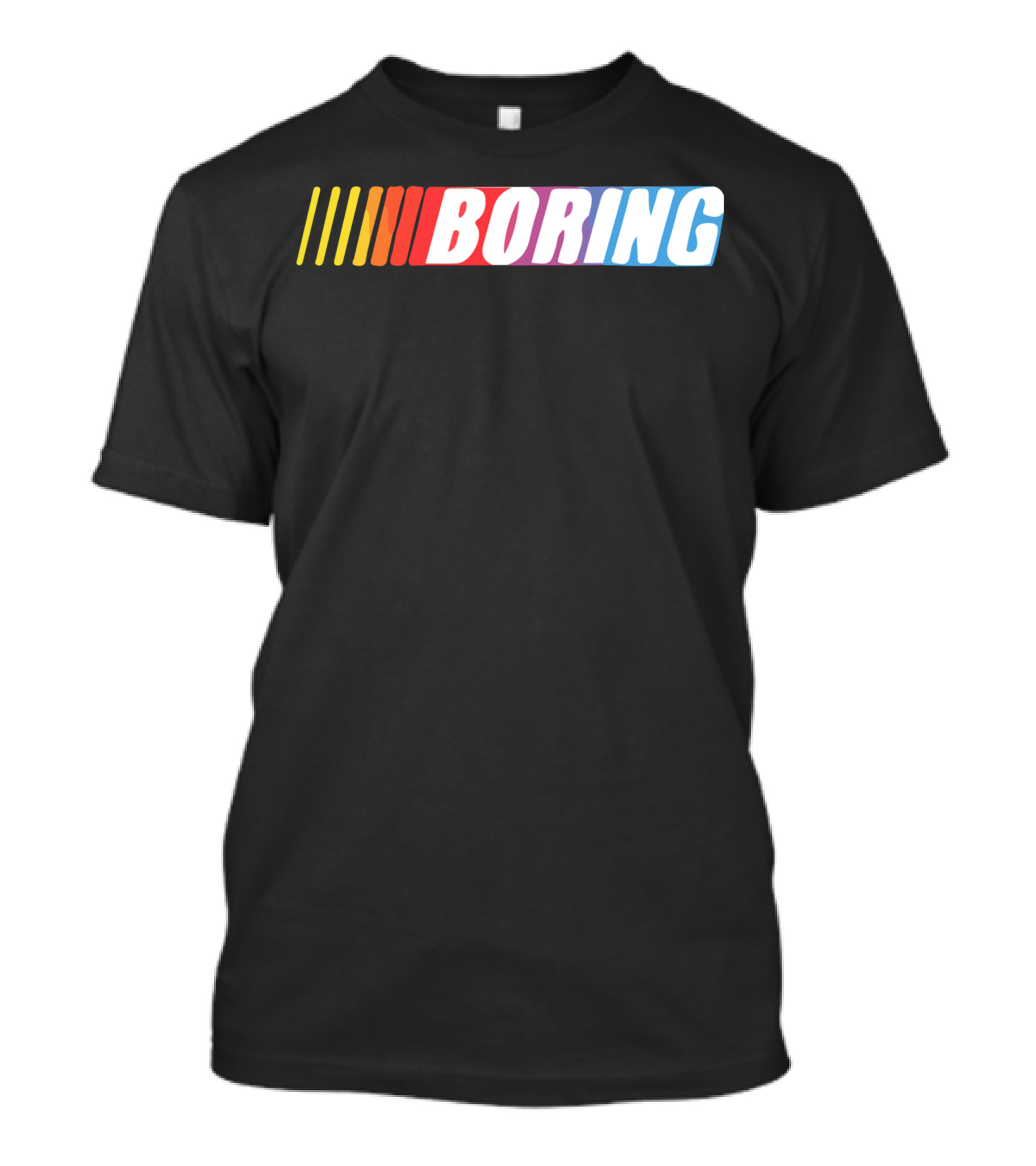 Nascar Boring Racing Stripe T-Shirt