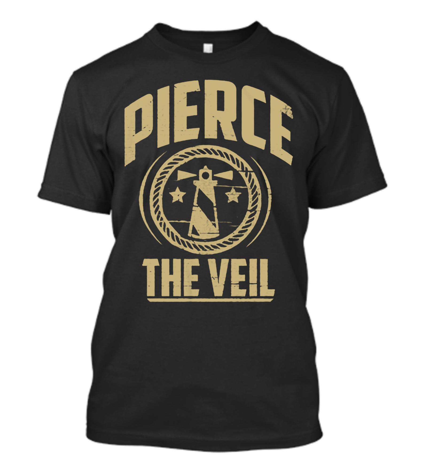 Pierce The Veil Lighthouse Rope Circle Stars T-Shirt
