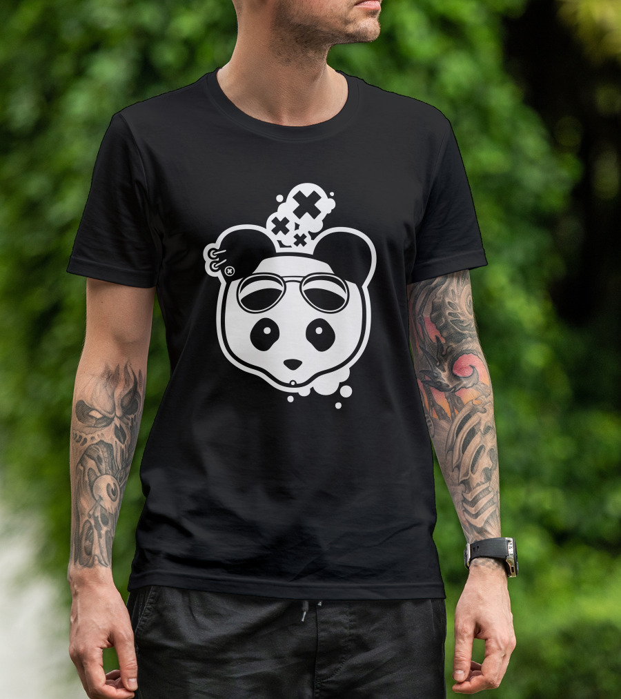 Super Hippies Panda Funky Iconic T-Shirt