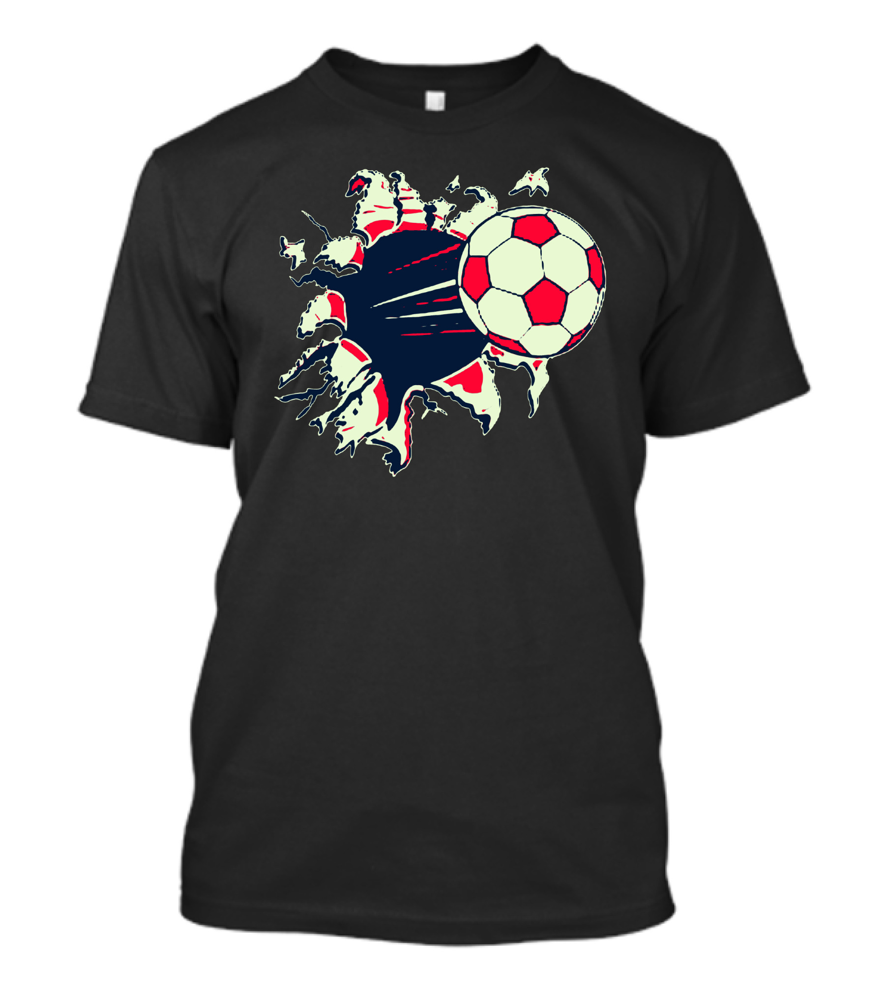 Breakthrough Soccer Ball Explosion T-Shirt