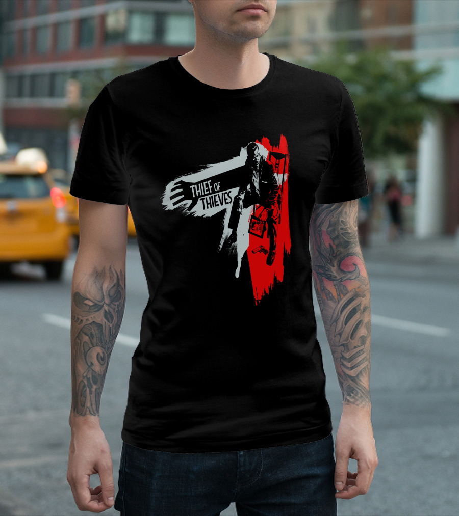 Thief Of Thieves Comic Book Style Noir Heist T-Shirt