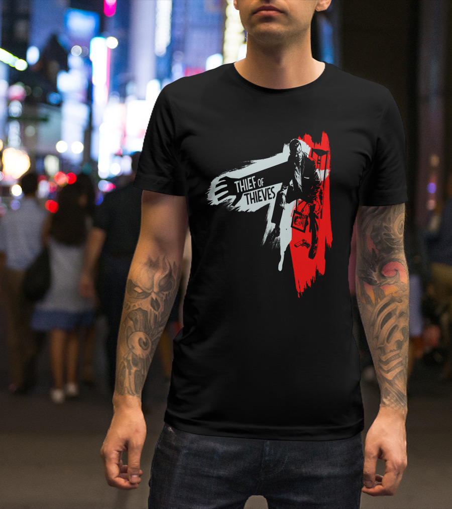 Thief Of Thieves Comic Book Style Noir Heist T-Shirt