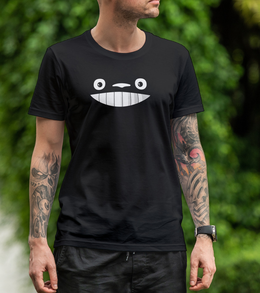 Totoro Smile Grinning Face T-Shirt