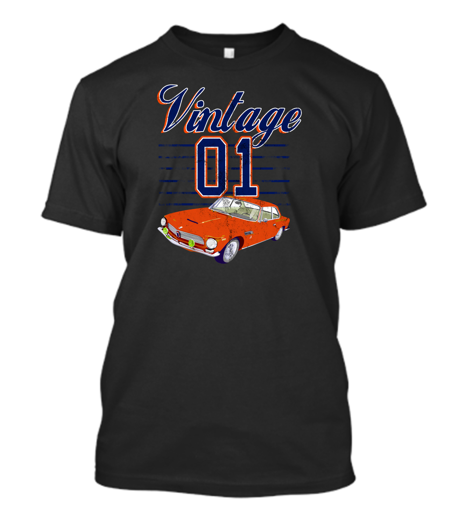 Vintage 01 Retro Car T-Shirt
