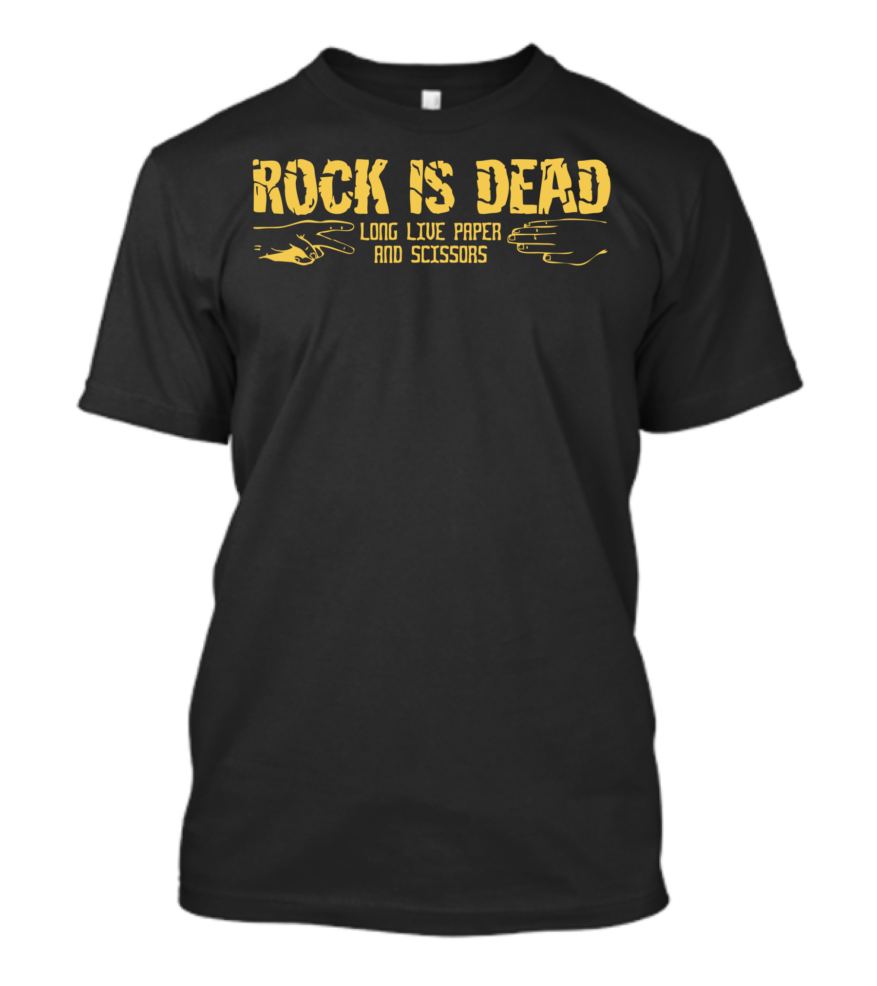 Rock Is Dead Long Live Paper And Scissors T-Shirt