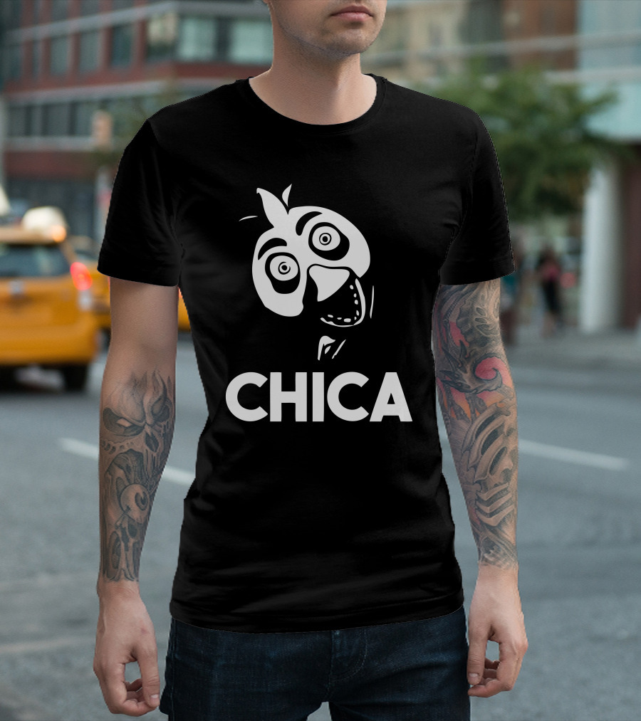 Scary Chica Five Nights At Freddy's Iconic Character T-Shirt