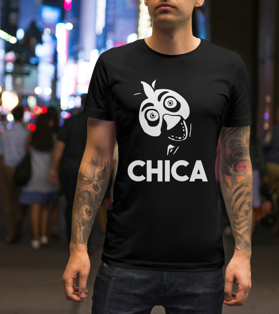 Scary Chica Five Nights At Freddy's Iconic Character T-Shirt