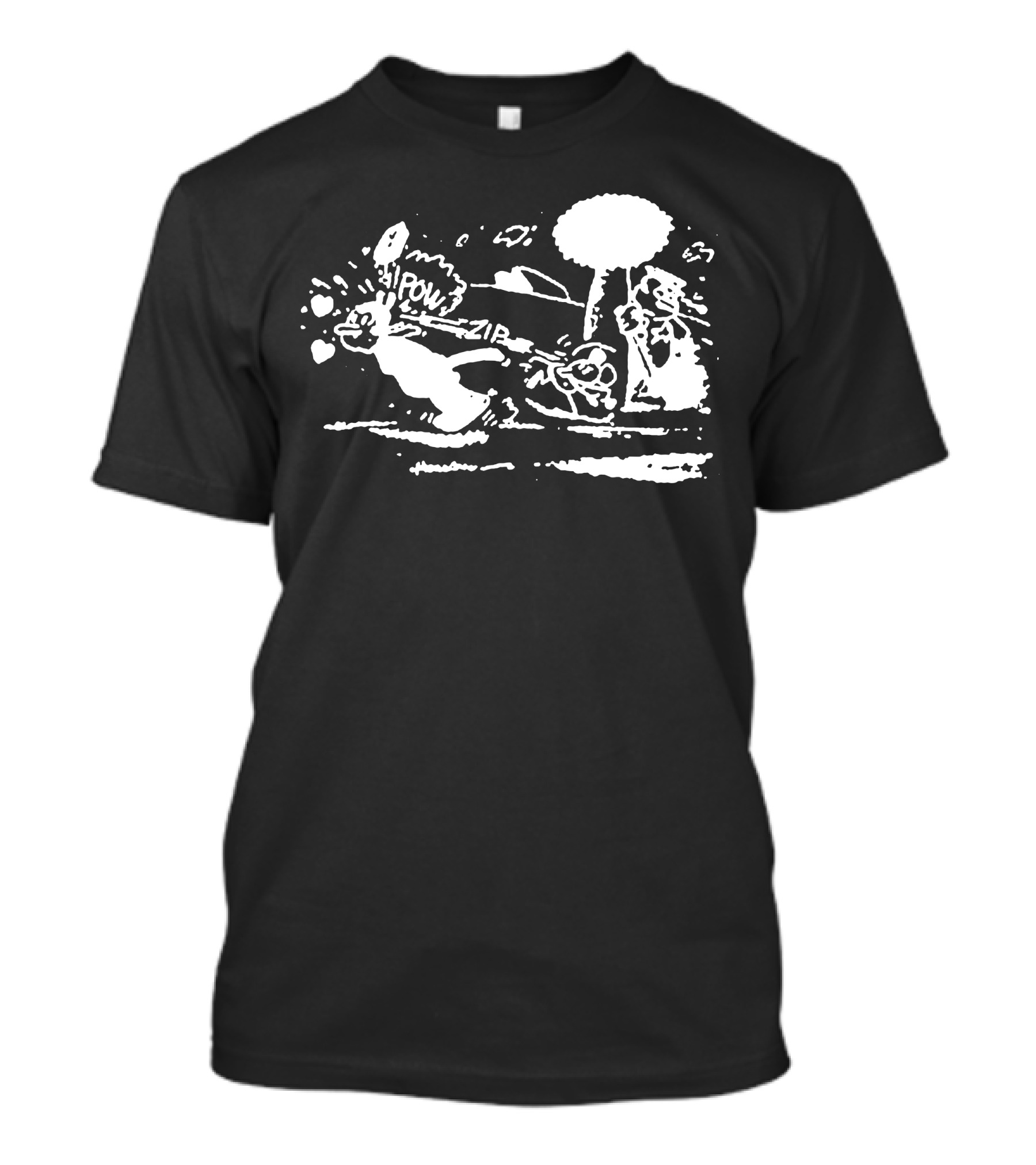 POW ZIP Action Comic Strip Style As Worn By Samuel T-Shirt