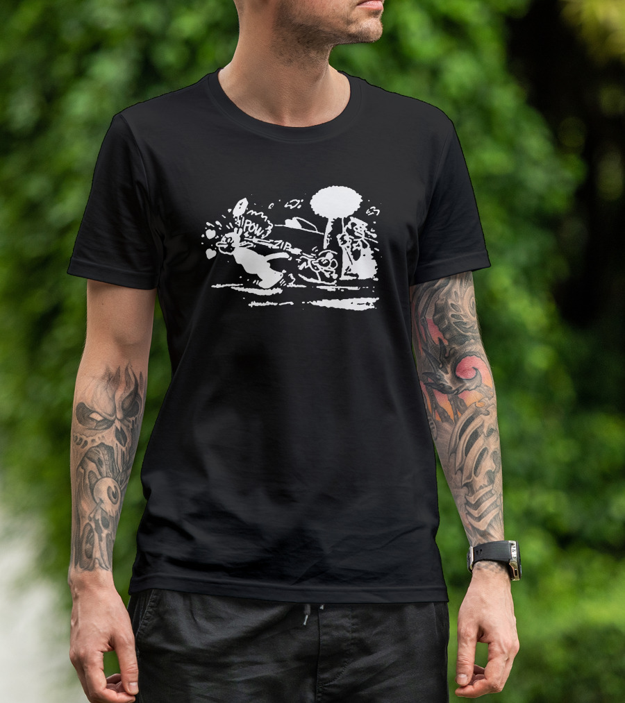 POW ZIP Action Comic Strip Style As Worn By Samuel T-Shirt