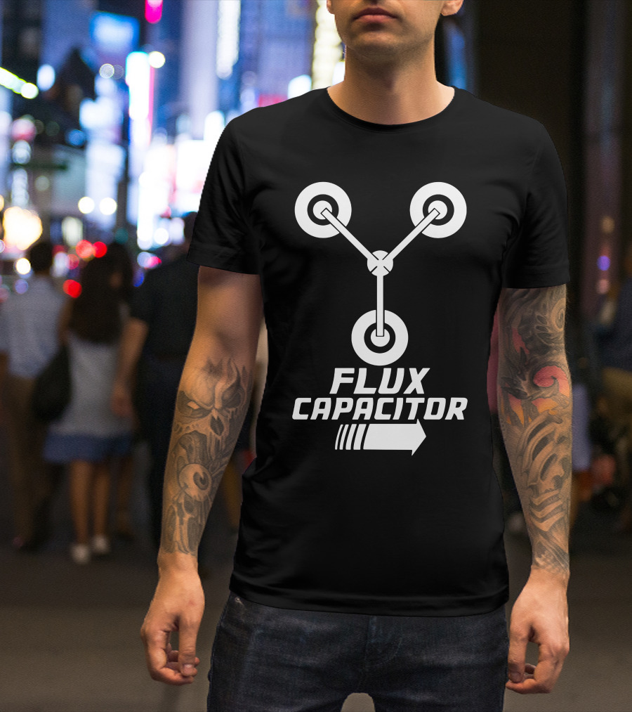 Back To The Future Flux Capacitor Iconic T-Shirt
