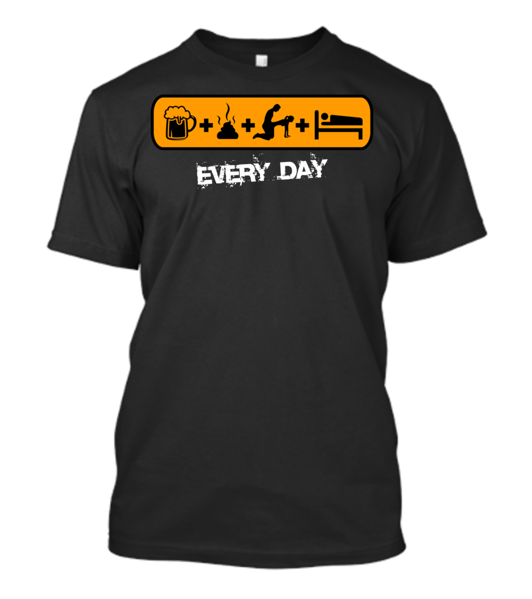Beer And Bed Routine Every Day T-Shirt